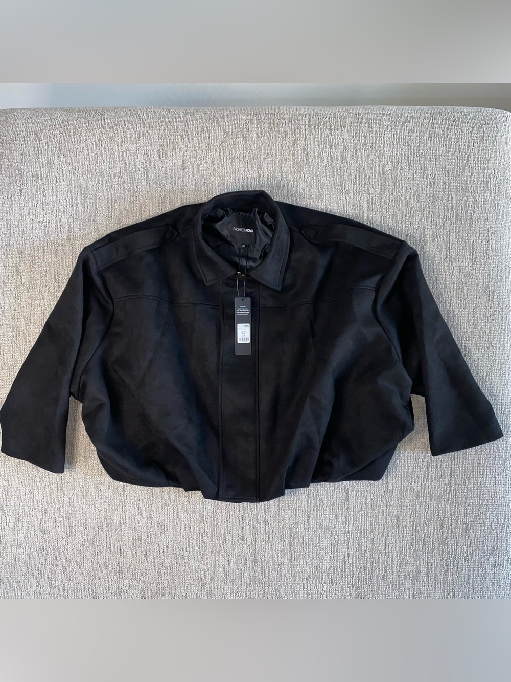 Fashion Nova Women’s Black Bomber Jacket